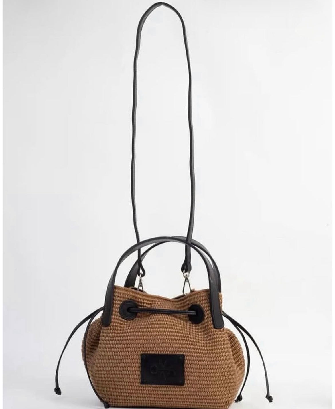 Sac raphia cuir | OMÉGA
