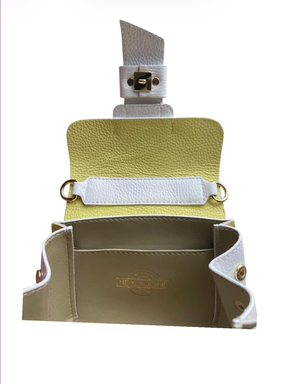 Sac à main femme cuir bicolore | POLLY