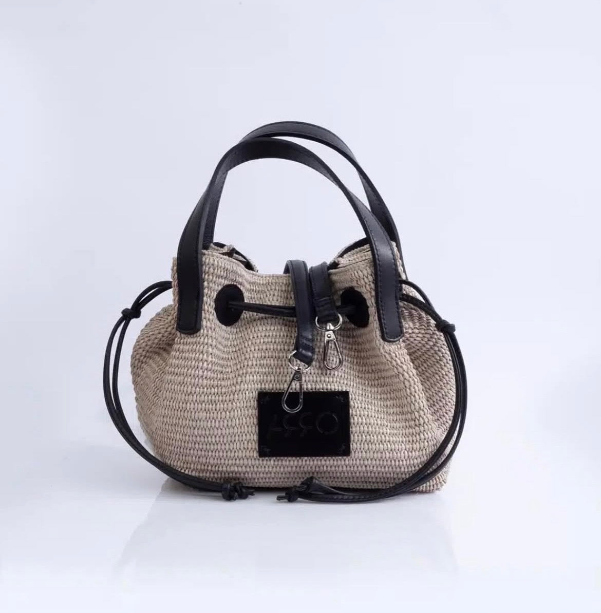 Sac raphia cuir | OMÉGA