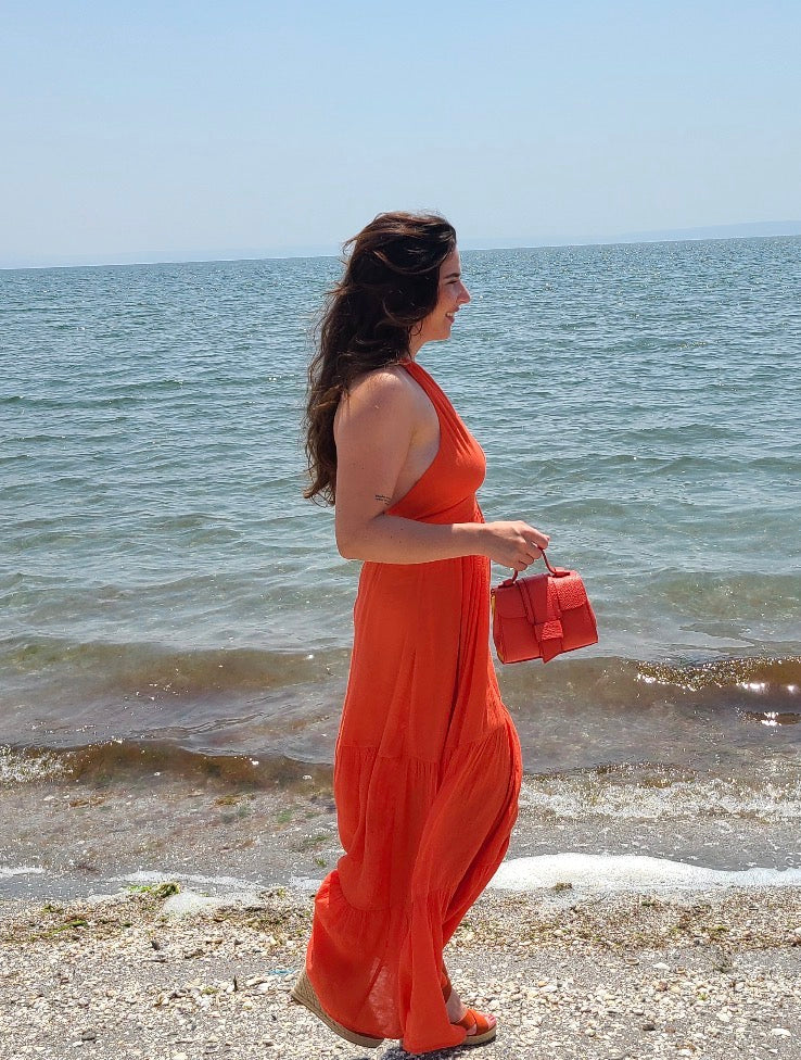 Sac à main femme cuir bicolore | POLLY