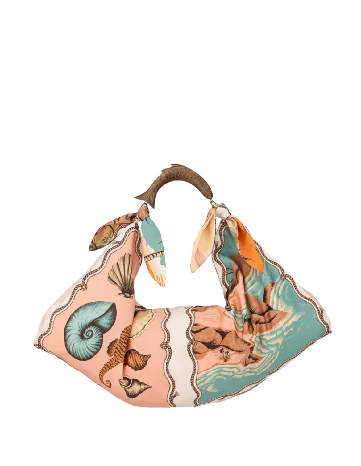 Sac en textile et bois | Sac foulard XL