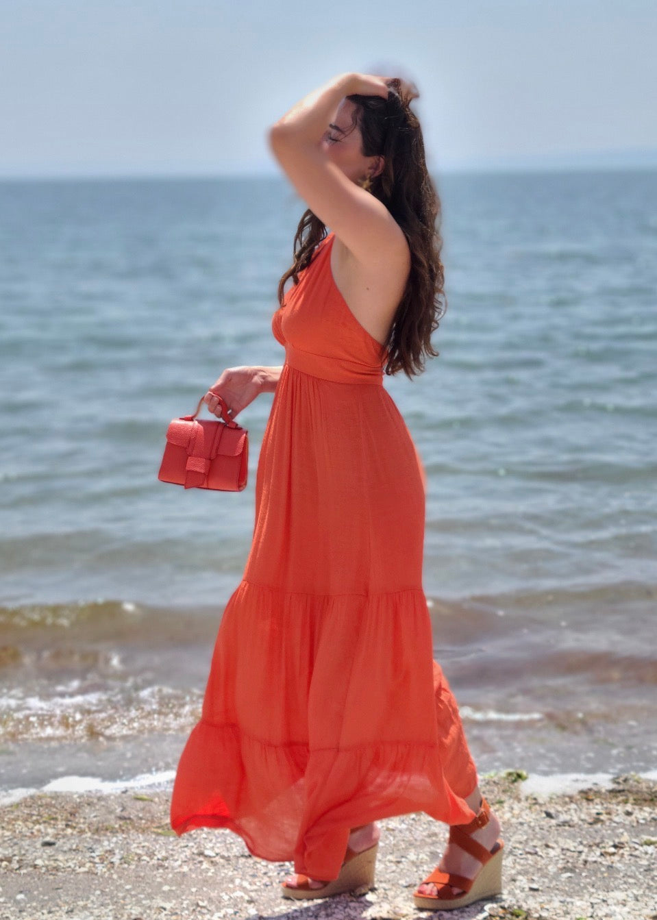 Sac à main femme cuir bicolore | POLLY