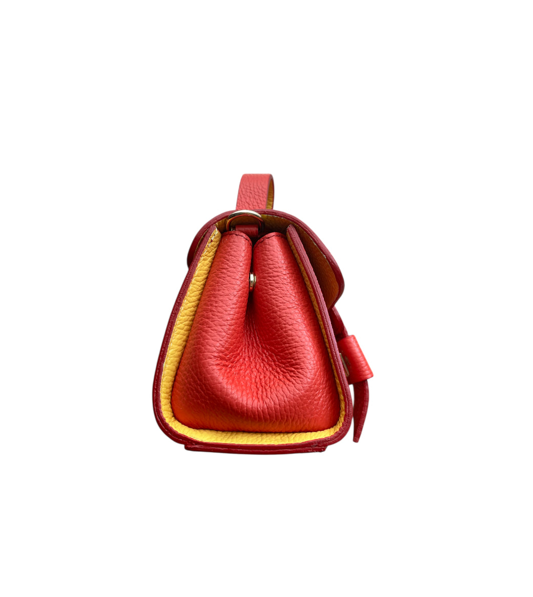 Sac à main femme cuir bicolore | POLLY