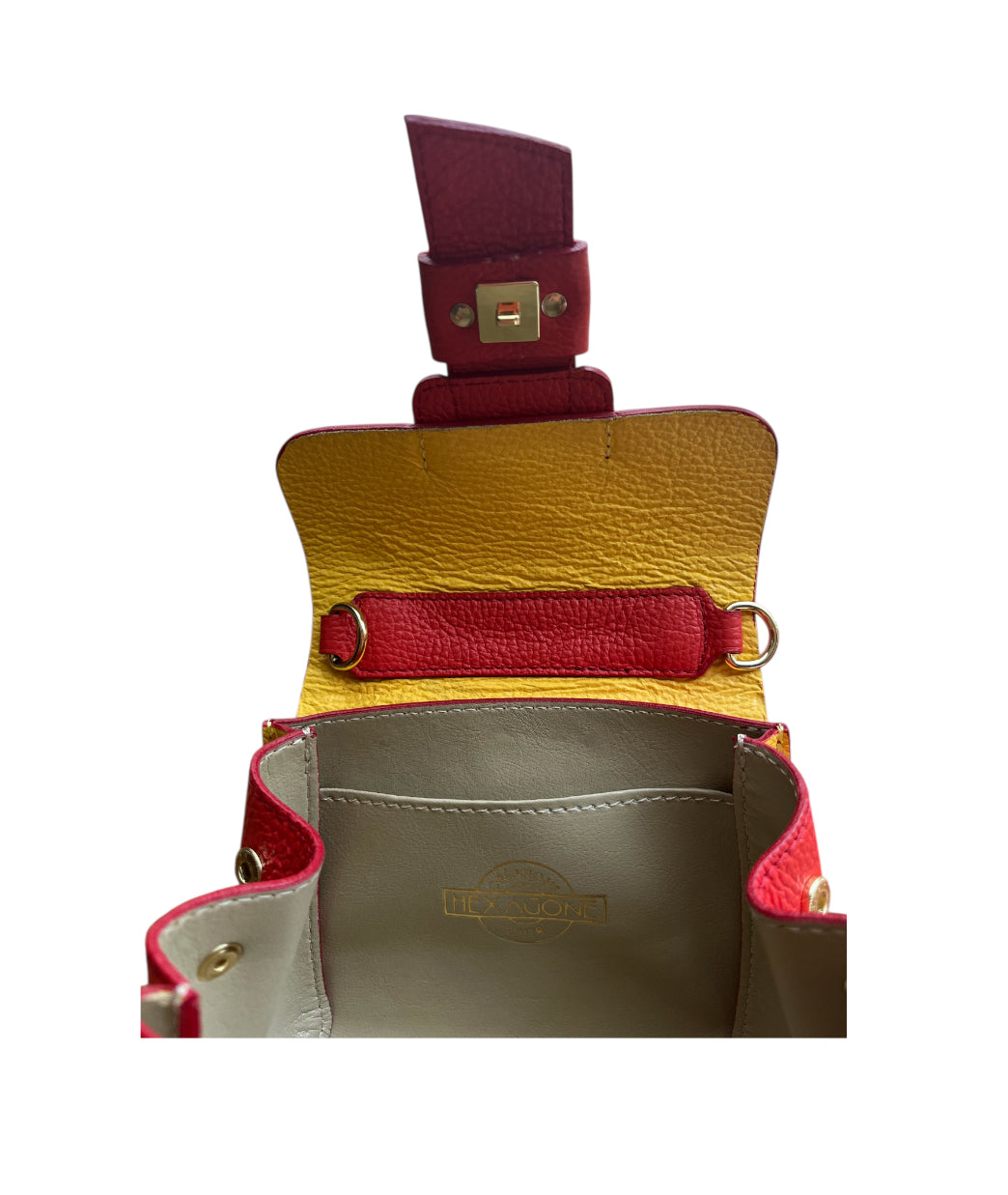 Sac à main femme cuir bicolore | POLLY
