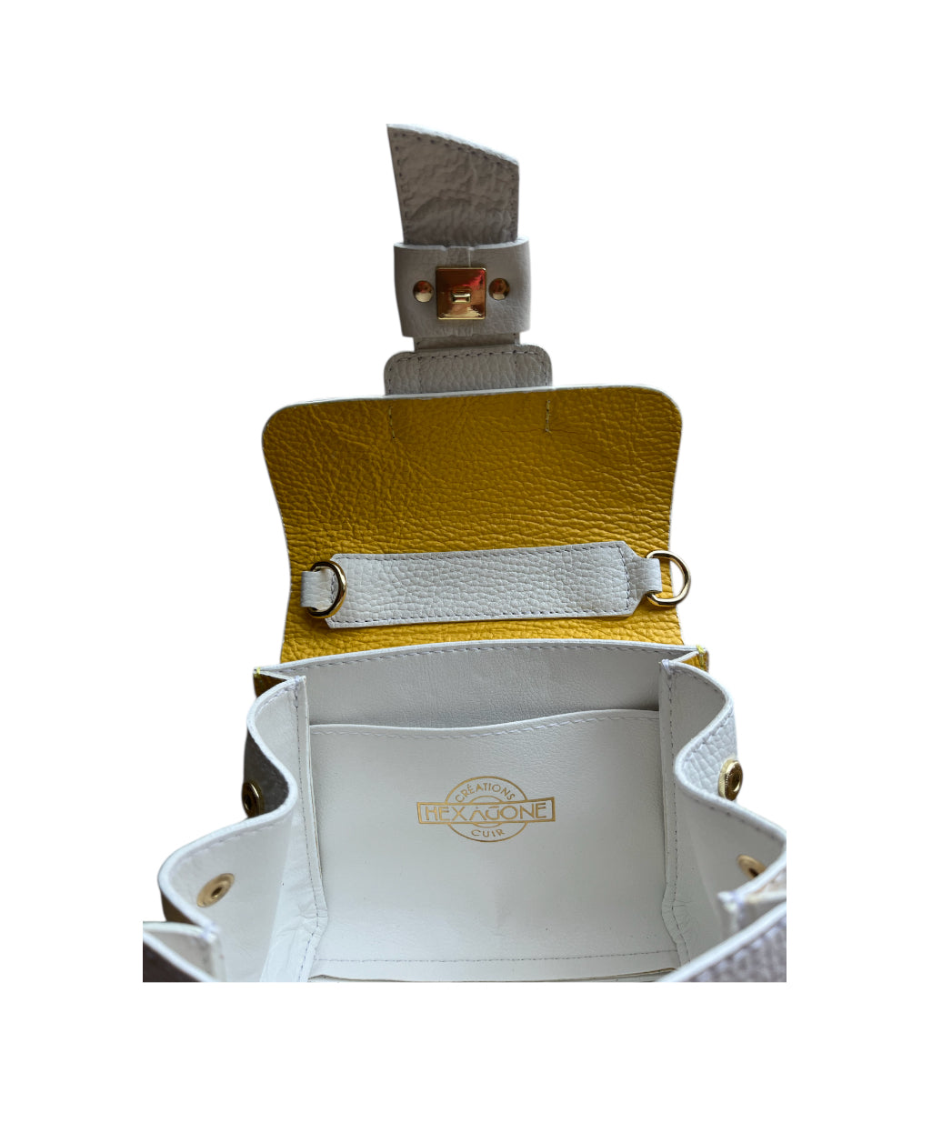 Sac à main femme cuir bicolore | POLLY