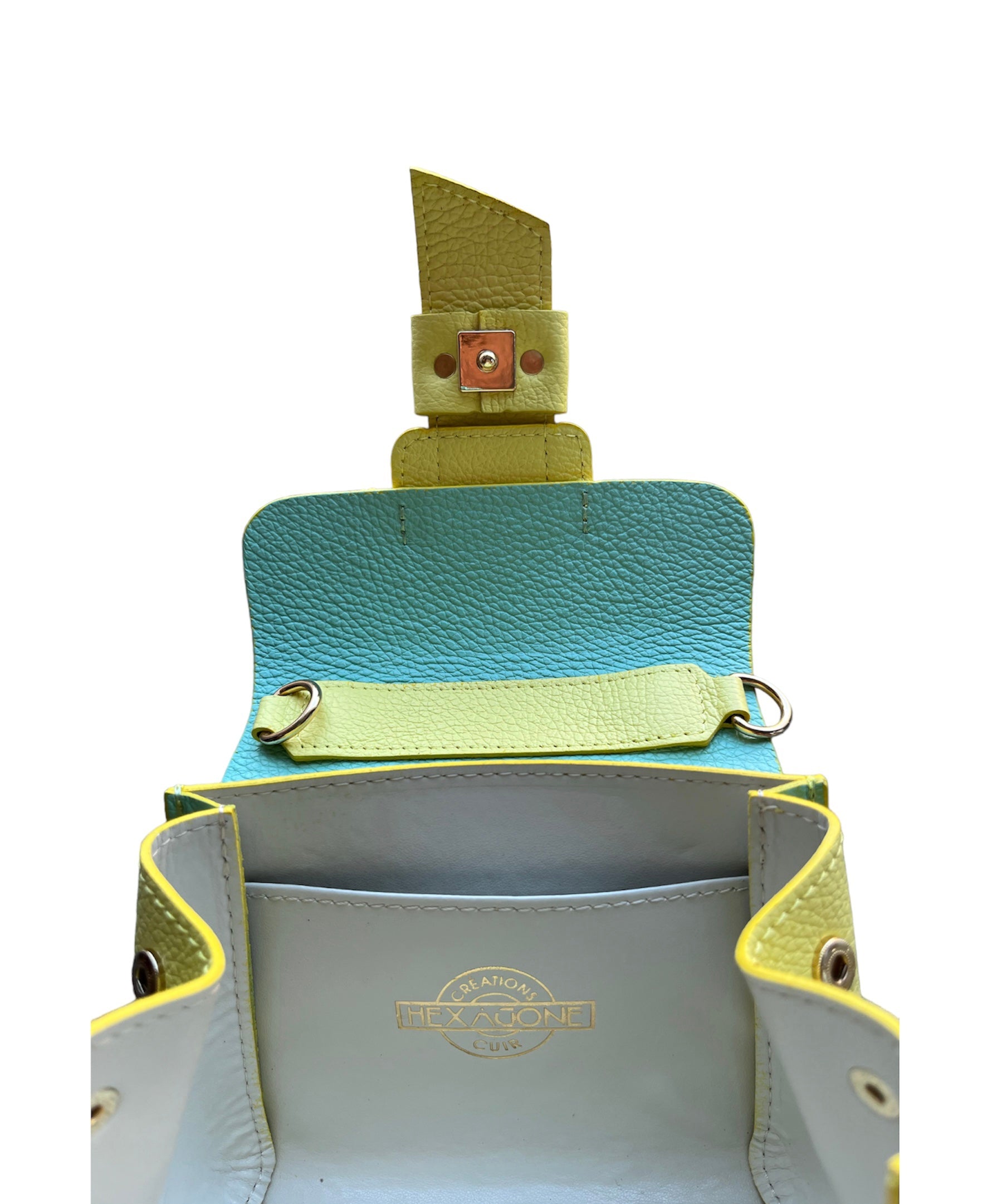 Sac à main femme cuir bicolore | POLLY