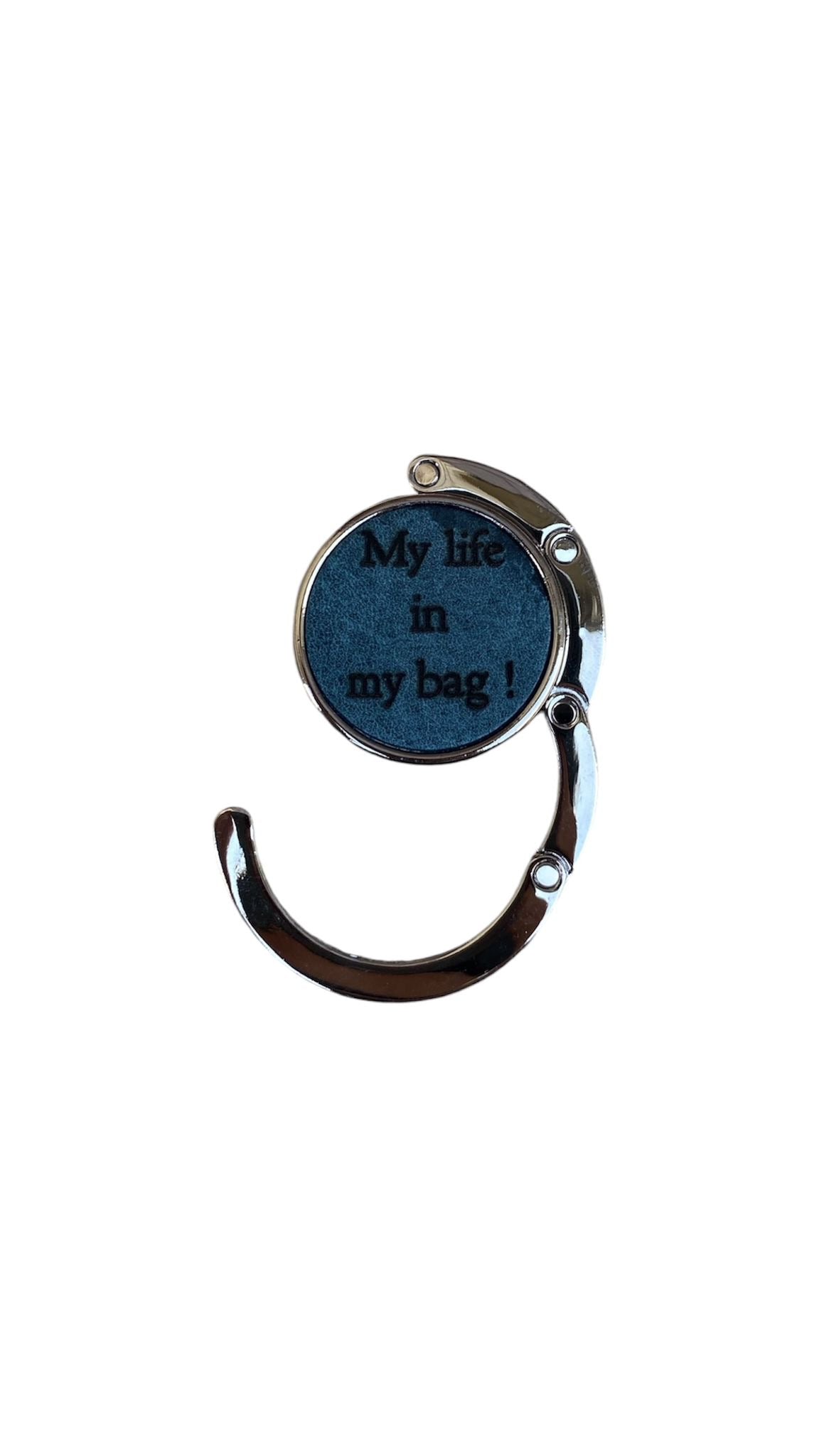 Accroche-sac cuir | ACCROCHE-SAC CUIR "IN MY BAG"
