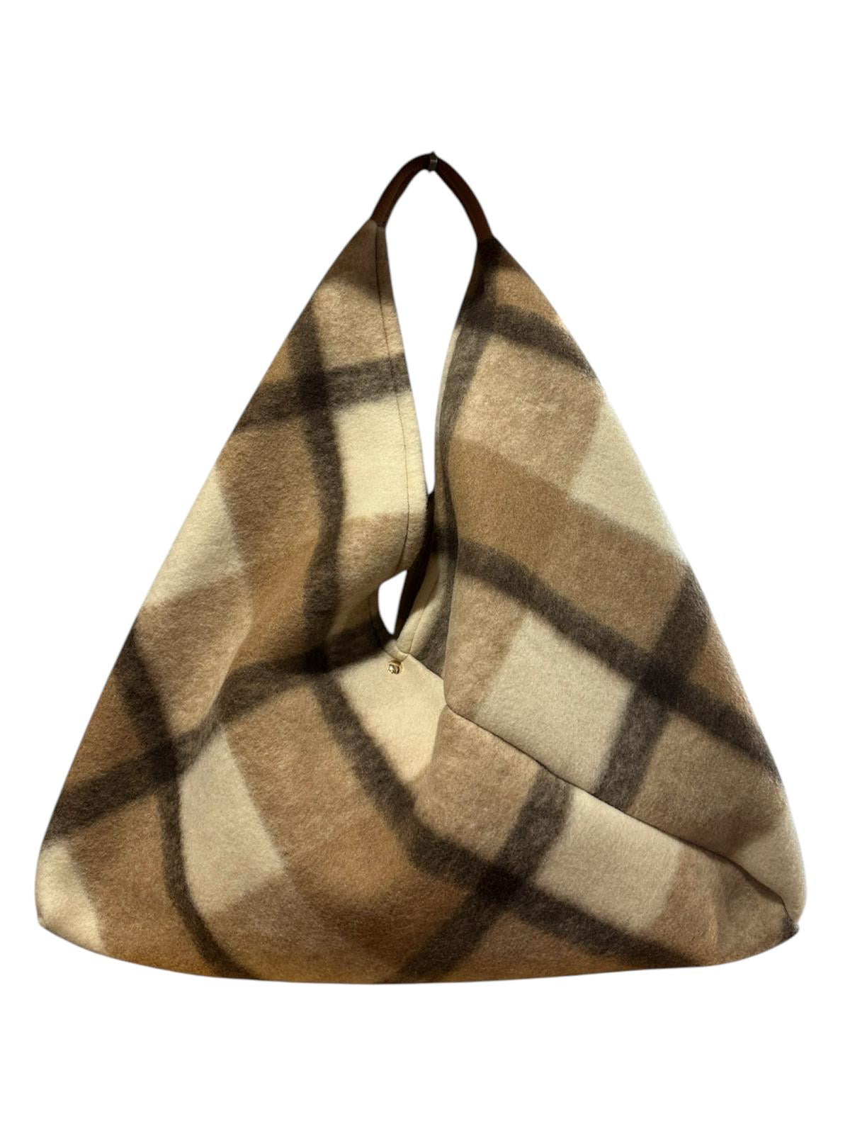 Sac textile et cuir | SAC PLAID