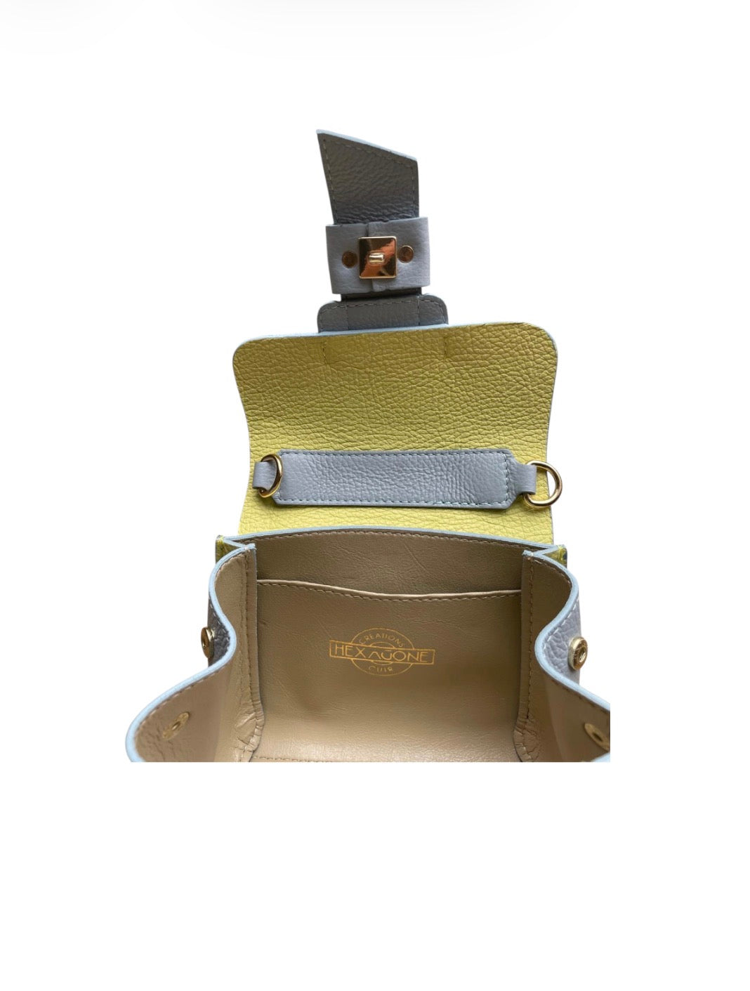 Sac à main femme cuir bicolore | POLLY