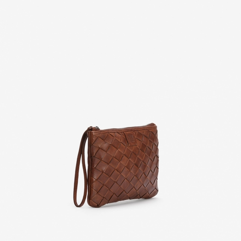 Pochette cuir | TROUSSE DAMIER