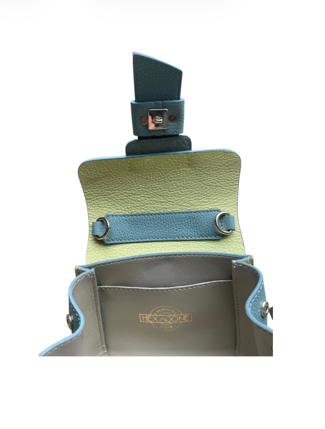 Sac à main femme cuir bicolore | POLLY