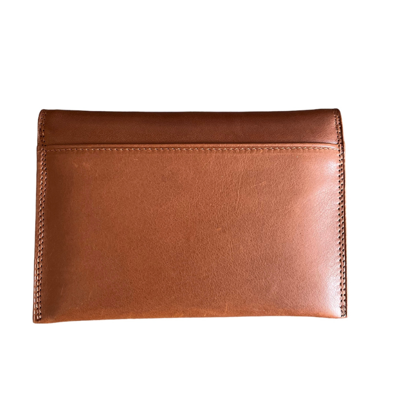 ENVELOPPE CUIR COGNAC