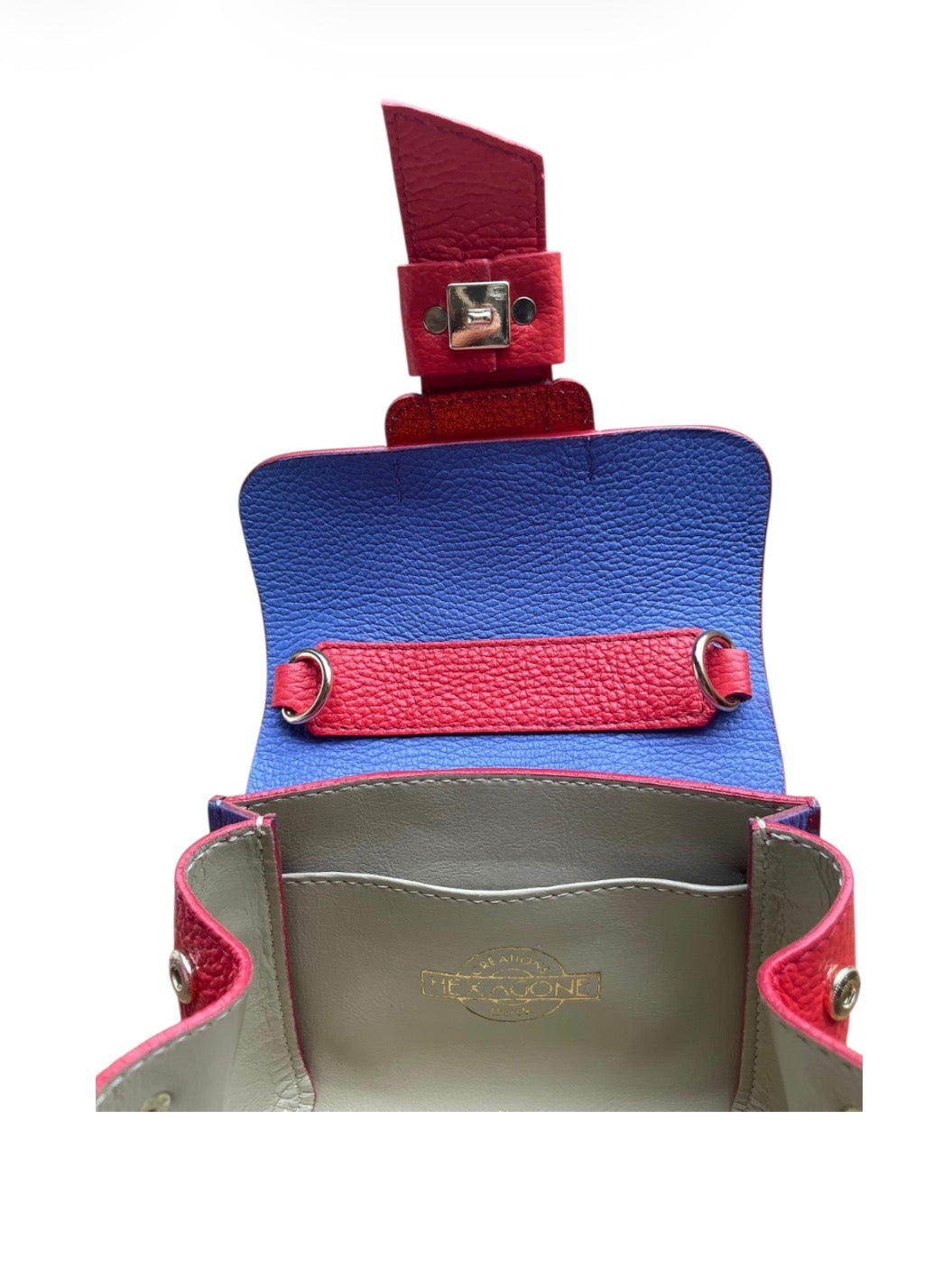 Sac à main femme cuir bicolore | POLLY