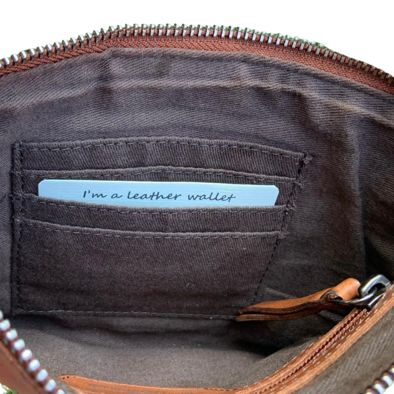 Pochette cuir | TROUSSE DAMIER