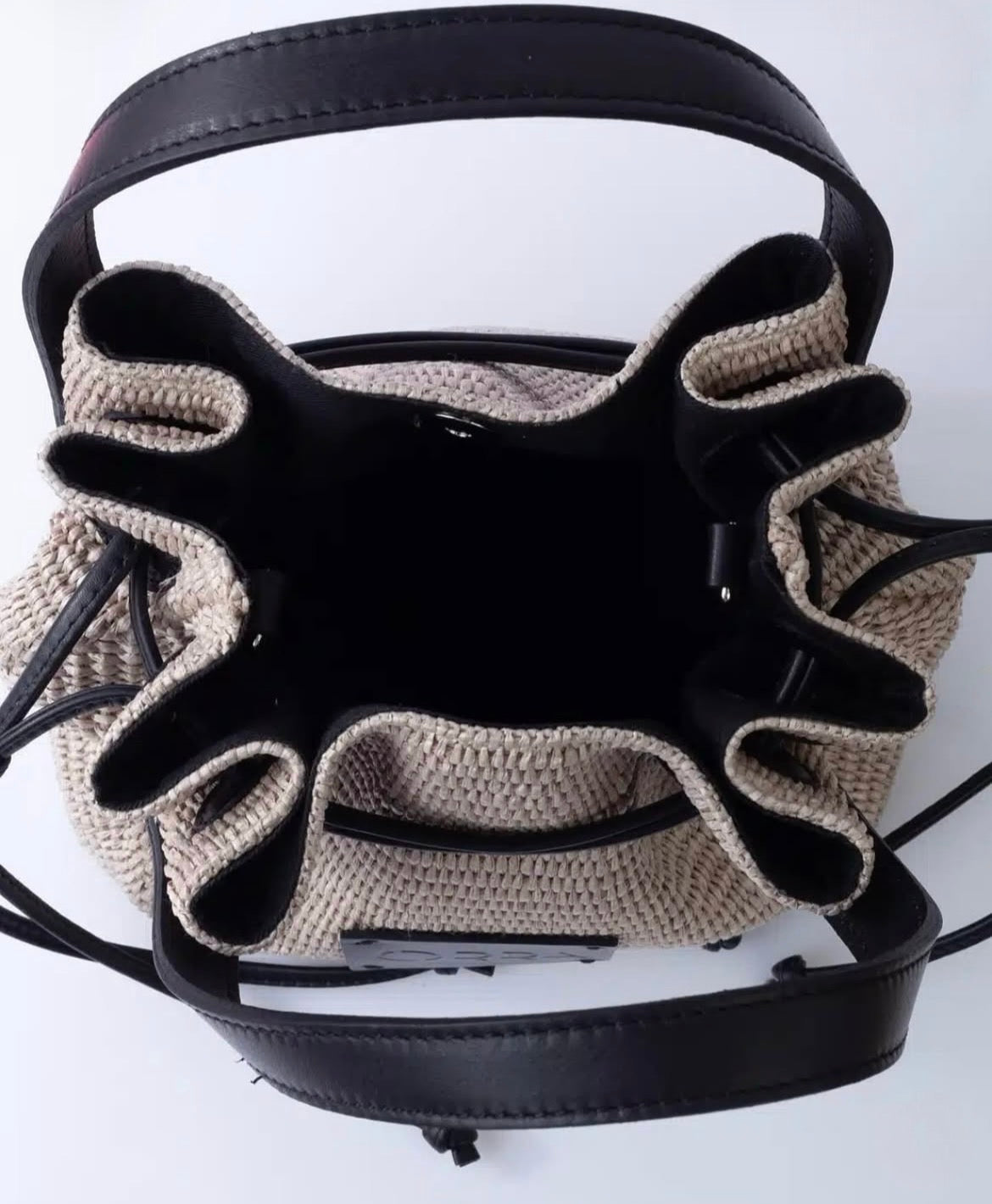 Sac raphia cuir | OMÉGA