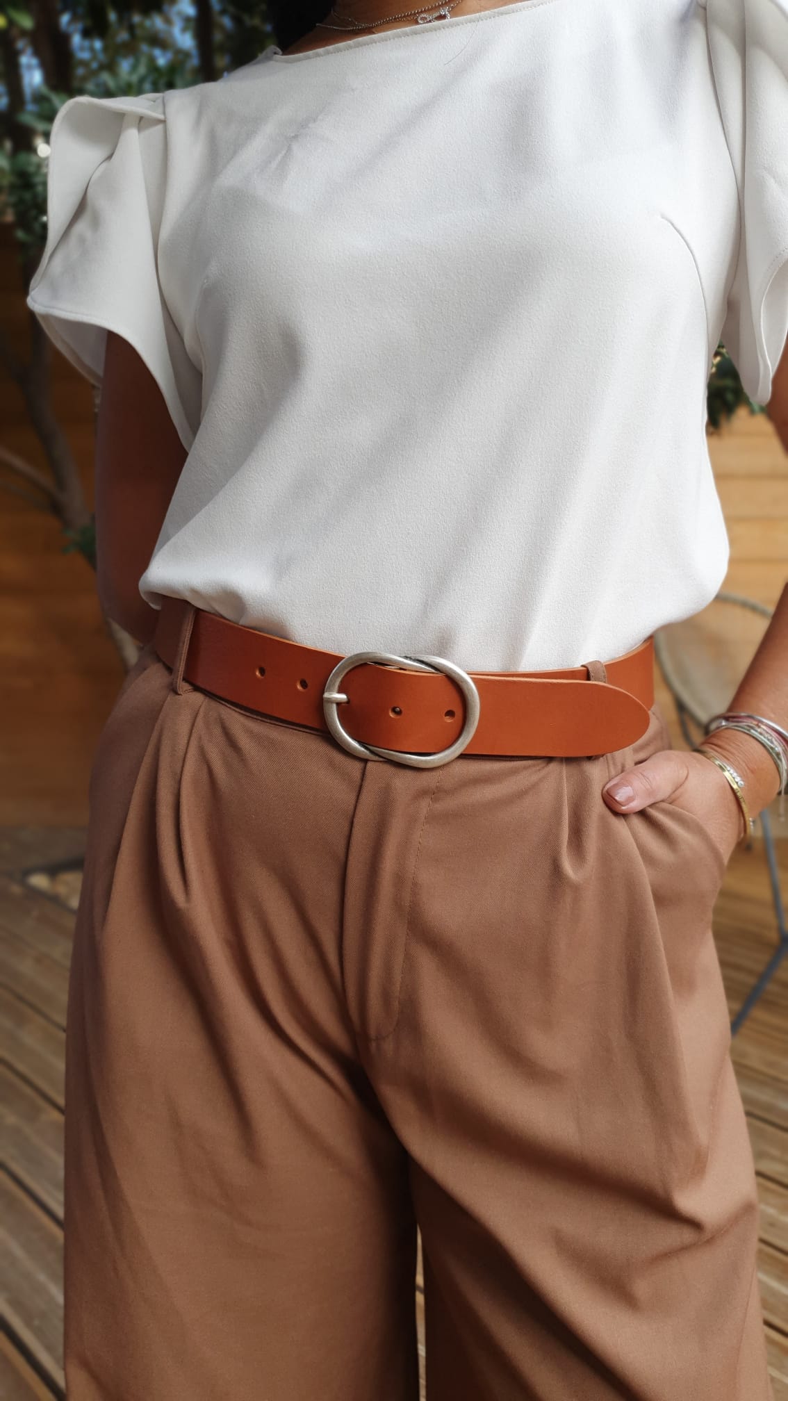 Ceinture cuir | ENTRELAS