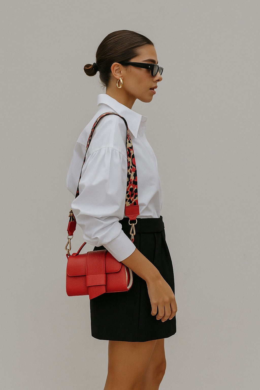 Sac à main femme cuir bicolore | POLLY