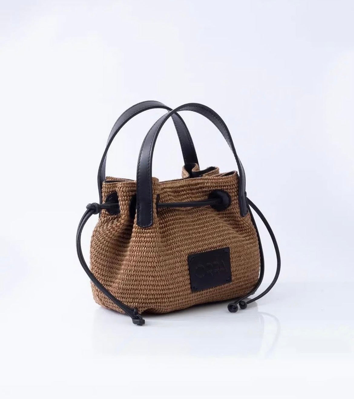 Sac raphia cuir | OMÉGA