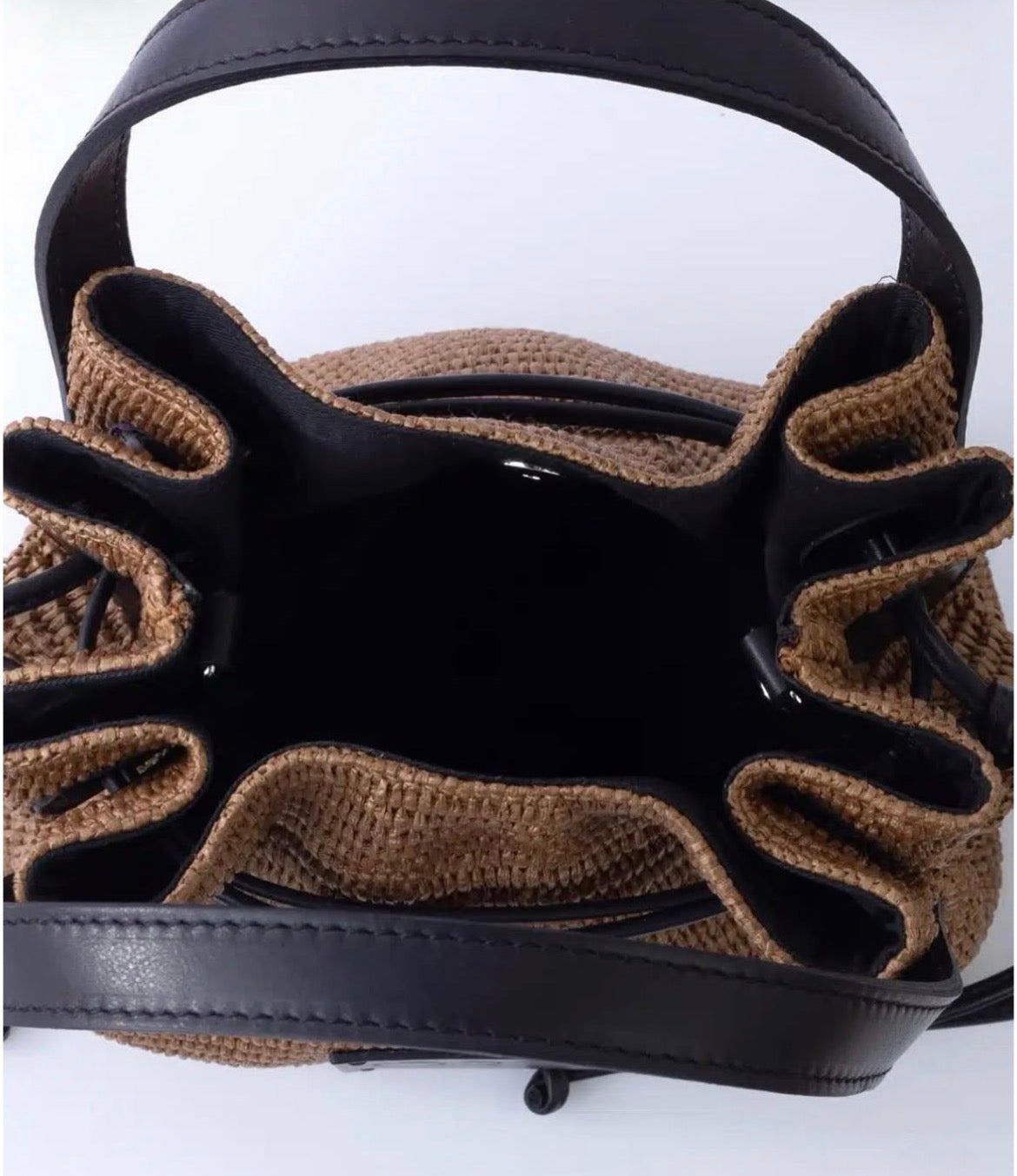 Sac raphia cuir | OMÉGA