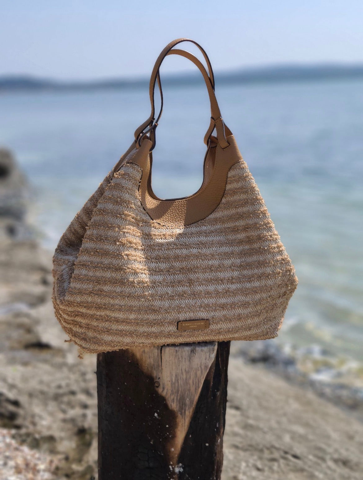 Sac à main cuir | MARCELO PAILLE de GIANNI CHIARINI