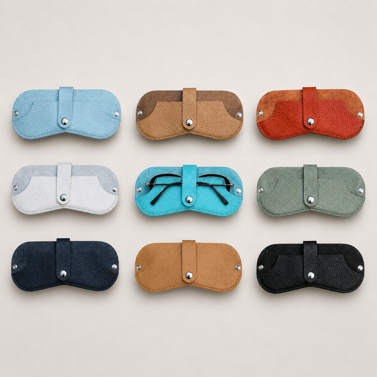 Etui à lunettes en cuir | Étui SUNSHINE