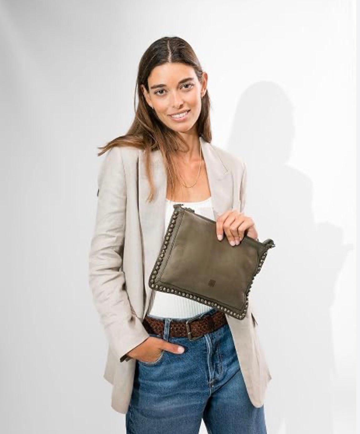 Sac bandoulière cuir | CLOUBAG BIBA