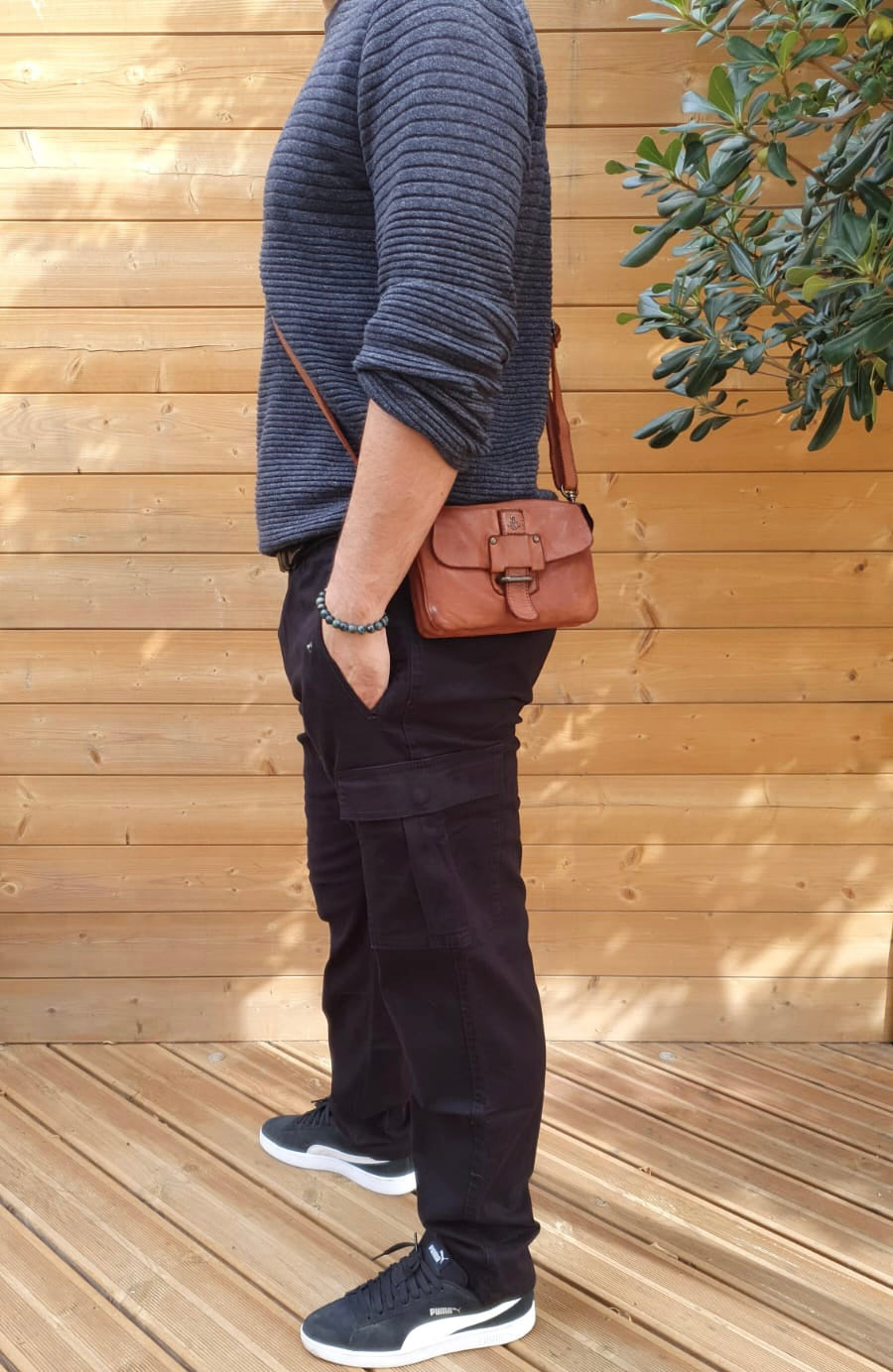 Bandoulière cuir | MINI POCKET