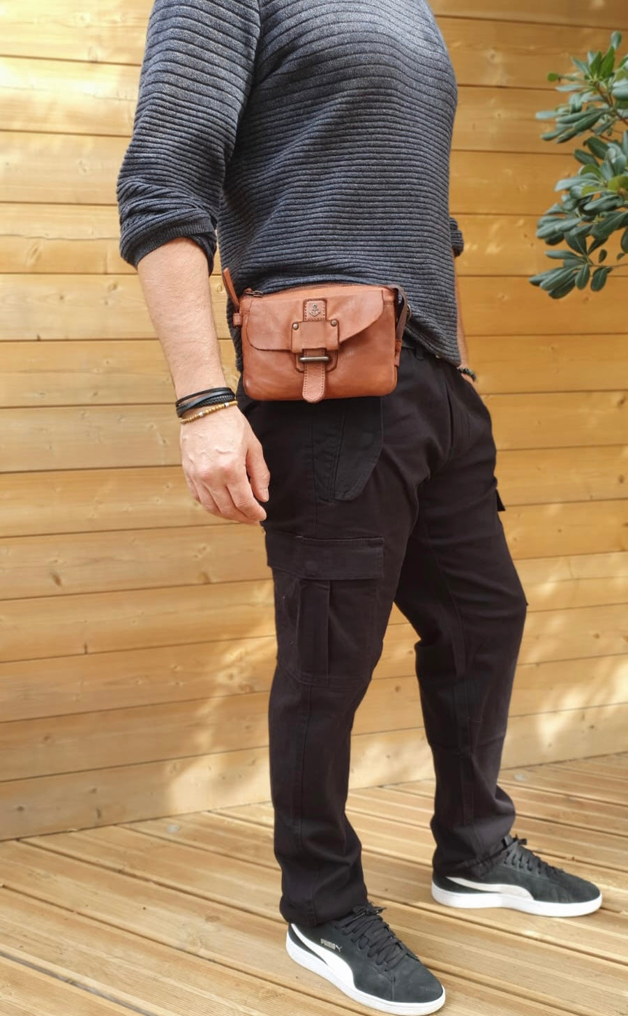 Bandoulière cuir | MINI POCKET